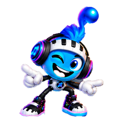 Blip the mascot — dance